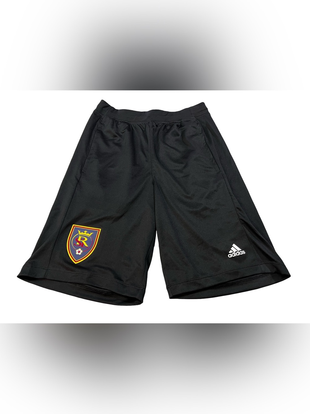 Adidas Real Salt Lake RSL Men’s MLS Soccer athletic Shorts Black Size Small NWT
